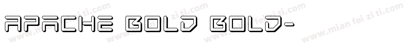 Apache Bold Bold字体转换